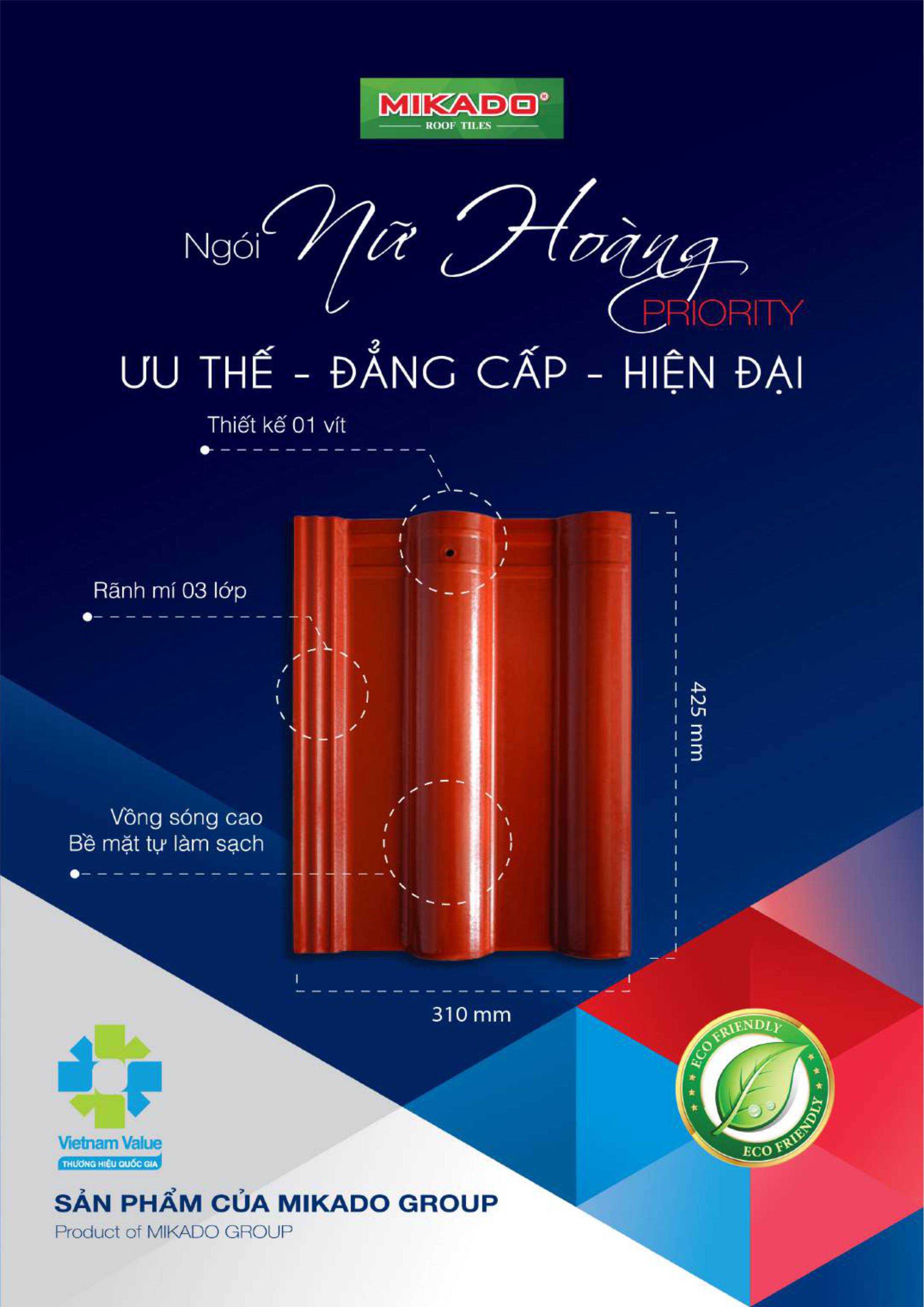 Catalog Ngói Sóng Tráng Men Nữ Hoàng